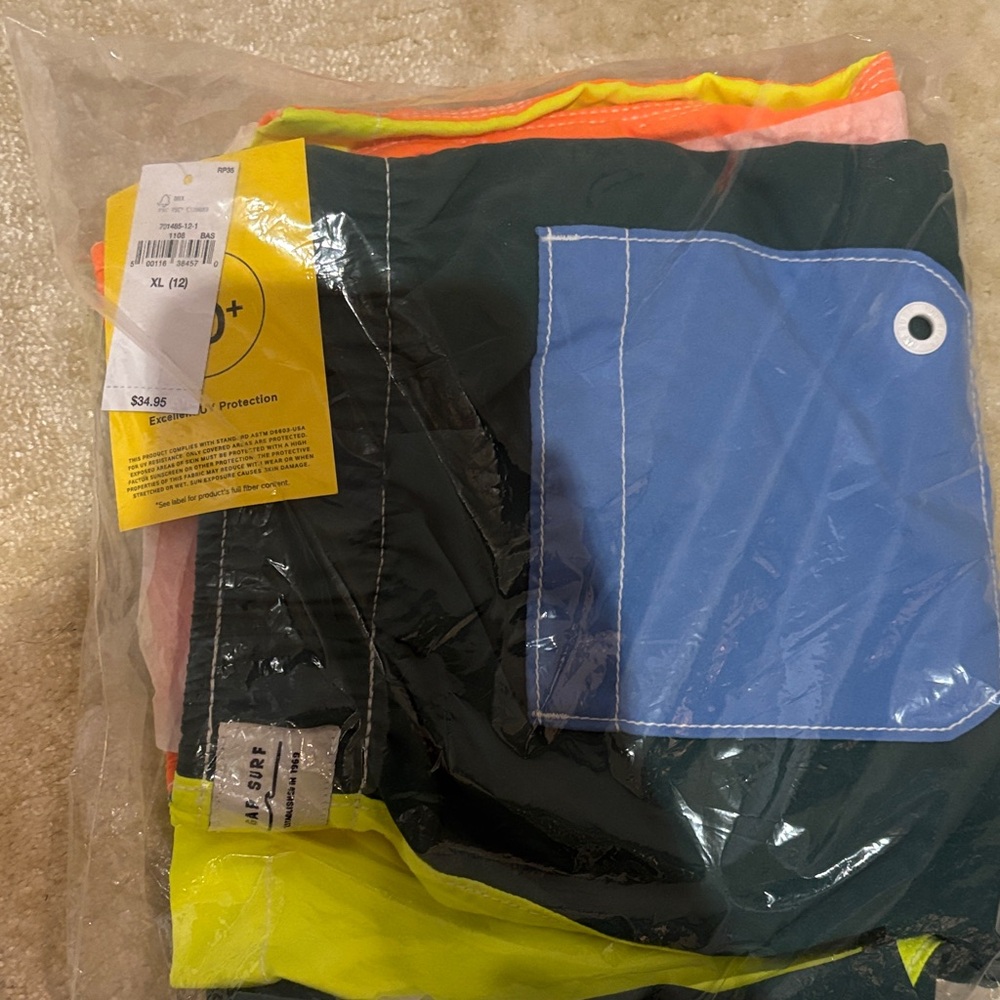 GAP Kids Swim Trunks - Green and Blue